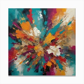 Abstract Painting Art Print 8 Canvas Print