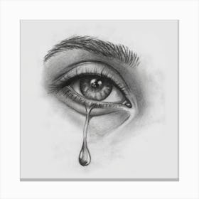 Teary Eye Canvas Print