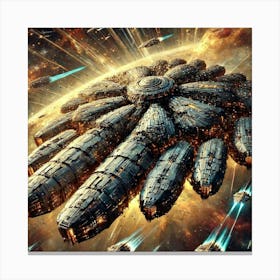 A Grand Depiction Of The Astral Bastion, A Massive Canvas Print