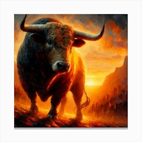 Wild Animal Illustration 66 Canvas Print