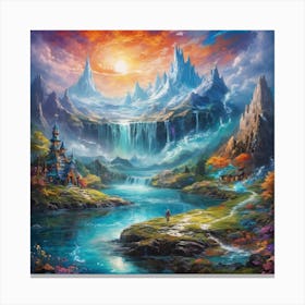 Fairytale Landscape Canvas Print