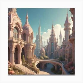 Fairytale City Canvas Print