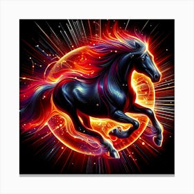 Creative Horse Beauty Illustration Nr 42 Canvas Print