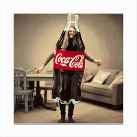 coke cola Canvas Print