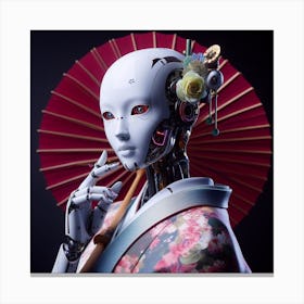 Robot Woman 6 Canvas Print