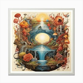 Symbiosis art Canvas Print