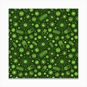 Green Bugs Canvas Print