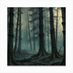 Dark Forest 4 Canvas Print