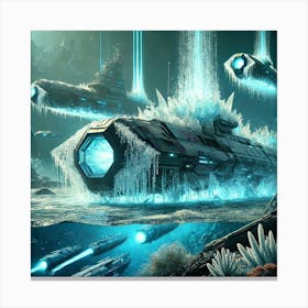 Glacial Submarines Canvas Print