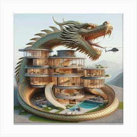 Dragon House Canvas Print