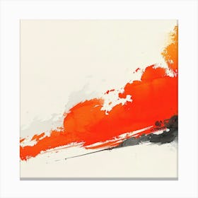 Abstract - Abstract Orange Canvas Print