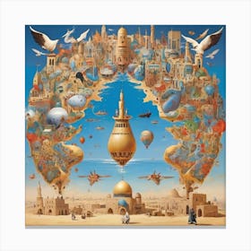 Palestine is the foundation of the Arabs Canvas Print