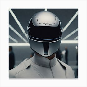 Futuristic Helmet 2 Canvas Print