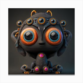 3d Creature Canvas Print