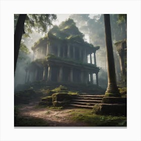 Temple Ruins Canvas Print