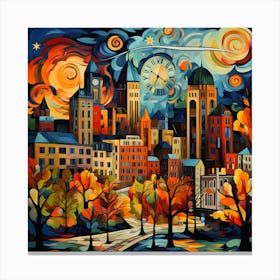 Cityscape 2 Canvas Print