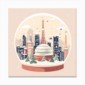 Tokyo Japan 1 Snowglobe Canvas Print