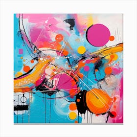 Juangisme Mindless Journey Abstract Art #5 Canvas Print