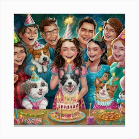 Birthday Party Canvas Print