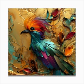 Colorful Bird Canvas Print