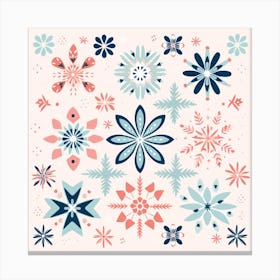 Snowflakes 2 Canvas Print