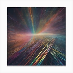 Abstract Space Background 15 Canvas Print