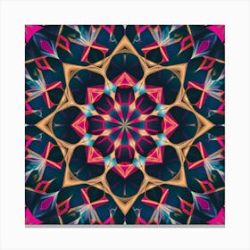 Psychedelic Mandala Canvas Print