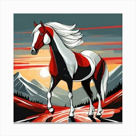 Horse Painting 1 Canvas Print