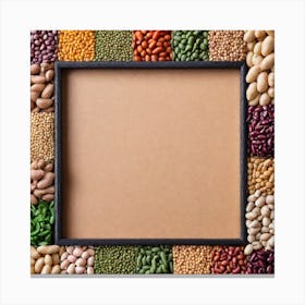 Legumes As A Frame (24) Canvas Print