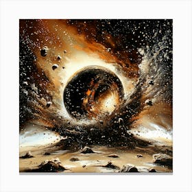 Space Explosion Canvas Print