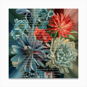 Flowers In The Vase Canvas Print