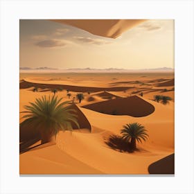 Desert Landscape 63 Canvas Print