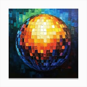 Disco Ball Art 7 Canvas Print