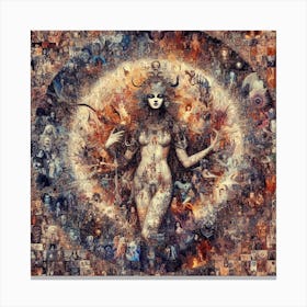 Goddess Of The Underworld Canvas Print
