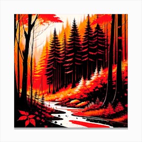 Autumn Forest 84 Canvas Print