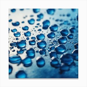 water droplets Canvas Print
