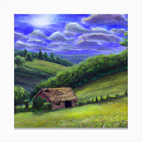 Little Cabin Canvas Print