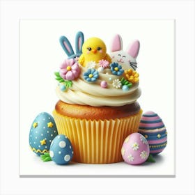 Easter Cupcake Canvas Print