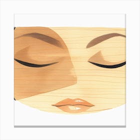 Face Of A Woman 6 Canvas Print