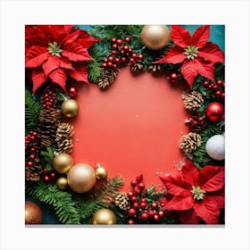 Christmas Wreath Canvas Print