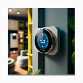 Nest Smart Thermostat Canvas Print