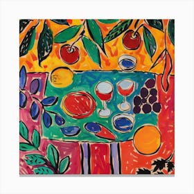 Summer Wine Matisse Style 11 Canvas Print