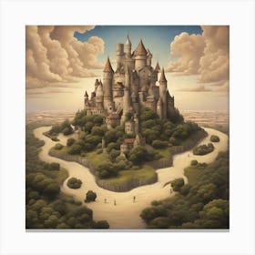 Castle In The Sky Canvas Print