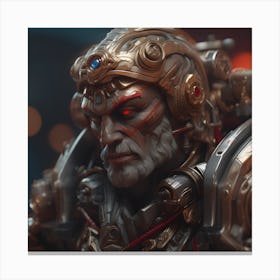 Old Warrior  Canvas Print