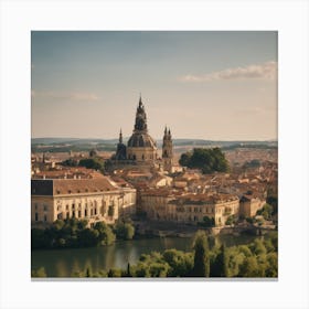 Czech City Canvas Print