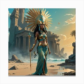 Egyptian Goddess Canvas Print