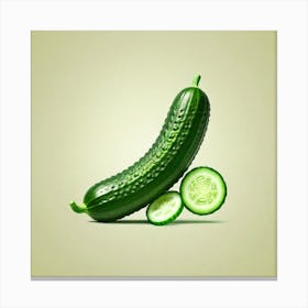 Cucumber Stock Videos & Royalty-Free Footage Canvas Print
