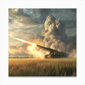 Russian Artillery Artillery Canvas Print