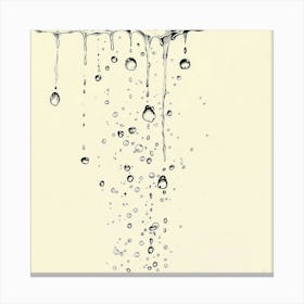 Water Droplet Canvas Print