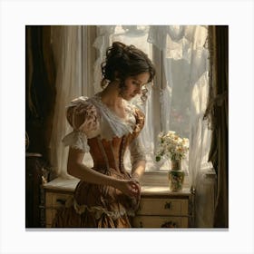 Victorian Woman Canvas Print